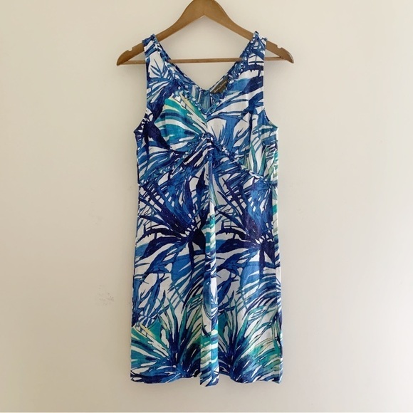 Tommy Bahama Lacovia Leaves Linen Dress - Picture 1 of 8